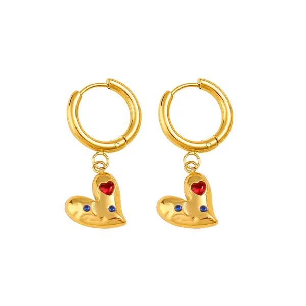 Gold_Heart_Rhinestone_Drop_Earrings_For_Women